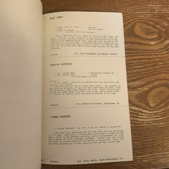 YWCA Vermont Overseas Wives Vintage INTL RECIPES Cookbook 1950’s? 26 pages #E1