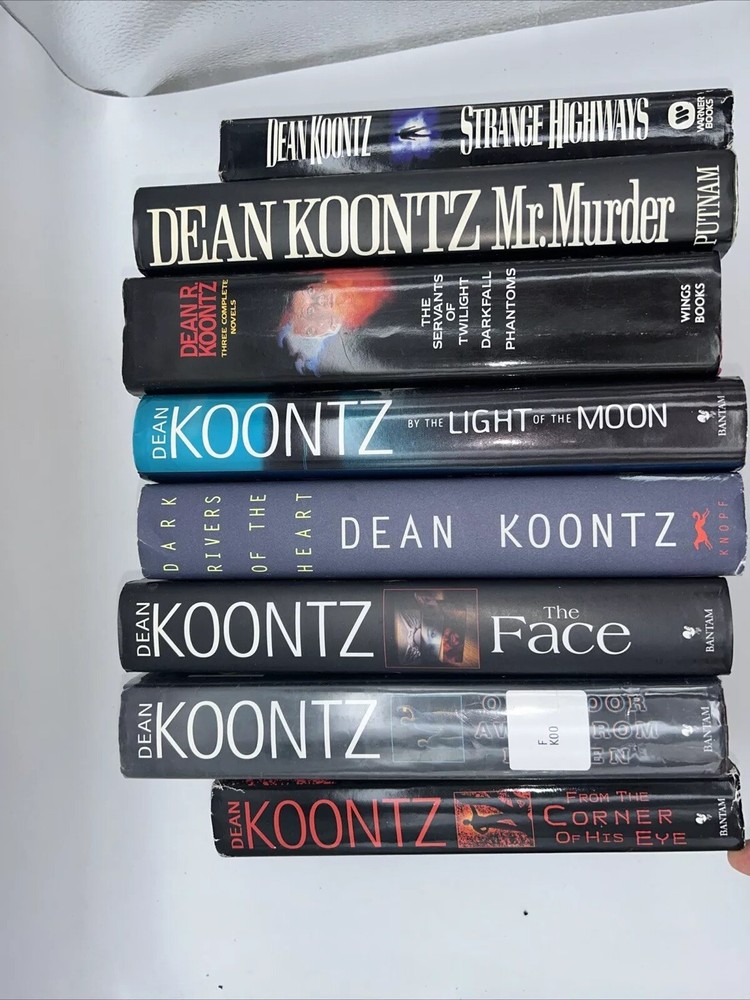 Lot of 8 Dean Koontz Hardcover Books w/ Dust Jackets 10 Novels