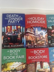 Lot of 6 Ellie Alexander SECRET BOOKCASE MYSTERY Book Lot Paperback Rare