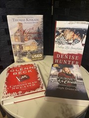 Lot of 4 Christmas Novels! Christmas Promise, Christmas Sweater, and two more!