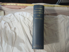 English Historical Documents volume 8 1660 – 1714 by David C. Douglas