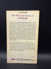 The Theory and Practice of Hypnotism William Ousby 1973 Paperback