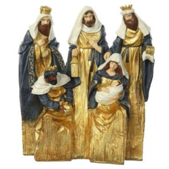 Gilded Nativity Piece 9.4 x 3.3 x 8.4″