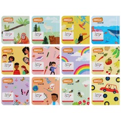 Hello World 12 Board Books Collection Set – Ages 2+ – By Sweet Cherry Publishing
