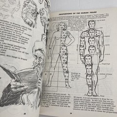 Drawing Book Lot: Head & Figure, Anatomy, The Human Head, Burne Hogarth, VG Cond