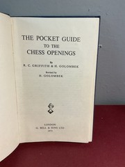 The Pocket Guide to the Chess Openings by Griffith & Golombek 1973 Hardcover