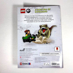 LEGO Jurassic World A New Era of Dinosaurs Book + Dr. Ellie Sattler Minifigure
