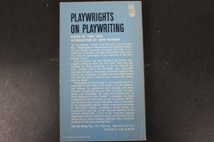 Playwrights on Playwriting Cole 1963 Drama Theory Anthology Hill & Wang PB ~VG