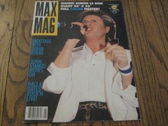 Max Mag Magazine Duran Duran Giant Fold out Poster! Simon Le Bon U2