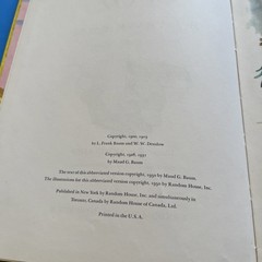 The Wizard of Oz Vintage 1950 Random House Edition – L. Frank Baum ORIGINAL