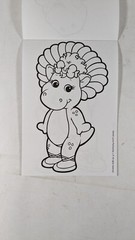 Barney’s Birthday coloring book. 4 books per pack. 4 pages per book New