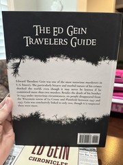 The Ed Gein Travelers Guide Scott E Bowser Hardcover 244 pages Pub. late 2023