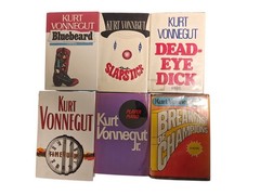 Kurt Vonnegut Lot Of 6 Hardcover Books Ex-Library Classic Literary SciFi