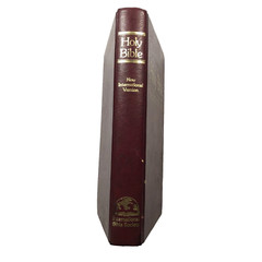Holy Bible New International Version International Bible Society Red HC GUC