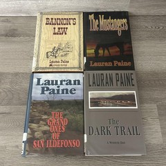Lauran Paine Western Lot 4 Bannon’s Law Mustangers Grand Ones Dark Trail HC DJ