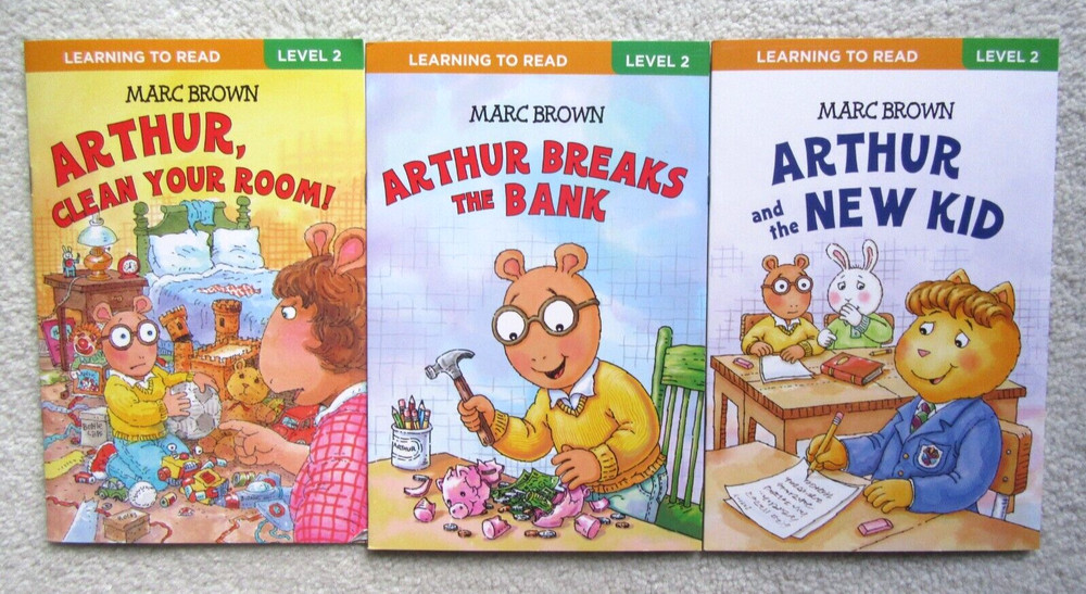 Arthur by Marc Brown Lot of 3 NEW Paperbacks Learning to Read Level 2