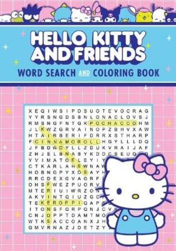 Editors of Thunder Ba Hello Kitty and Friends Word Search and Colori (Paperback)