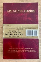 New Sins/Nuevos Pecados by David Byrne 2006 Bilingual Reversible Softcover 2d Ed
