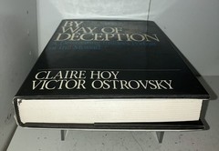 By Way of Deception 1990 HC DJ First Canadian Edition Stoddart Mossad Spy Book