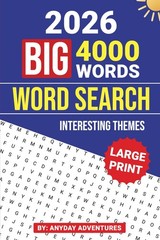 Word Search Puzzles Large Print Activity Book 4000-words