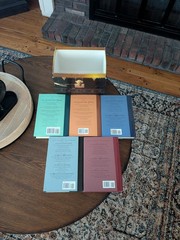 Percy Jackson and the Olympians Hardcover Boxed Set: Books 1-5 & Card Set