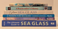 Lot of Books about Sea Glass Beachcombing