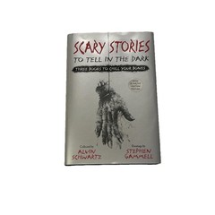 Scary Stories Book To Tell In The Dark By Schwartz Gammell Hard Back 9.5 In 4832