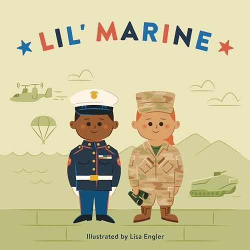 Lil’ Marine (Mini Military) – Board book, by RP Kids – Good