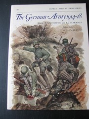 OSPREY MEN AT ARMS #80 THE GERMAN ARMY 1914-18 VG/NN