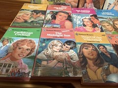 Lot of 14 Vintage Harlequin Romance Books 1970’s Red Page Edges Lot#44