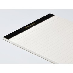 Mnemosyne Legal Pad- A5, 8.27″ x 5.83″, 50 Sheets / 100 Pages, 8mm Wide Ruled…