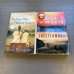 Lisa Wingate 2 Paperback Lot : Before We Were Yours and Shelterwood Tennessee