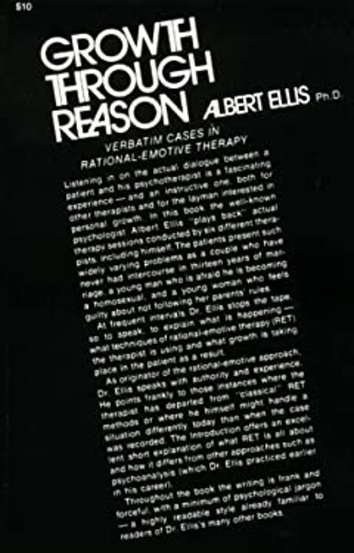 Growth Through Reason Paperback Albert Ellis