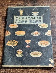 Lot of 5 Vintage Cookbooks 1930s-1950s New Jersey, Metropolitan Life, Culinary..