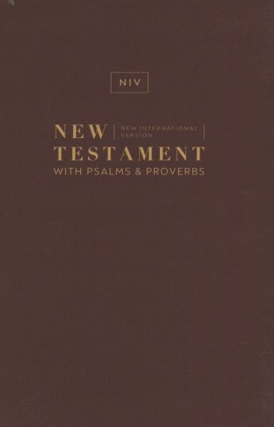 Holy Bible : Niv, New Testament With Psalms and Proverbs, Burgundy, Comfort P…