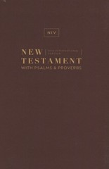 Holy Bible : Niv, New Testament With Psalms and Proverbs, Burgundy, Comfort P…
