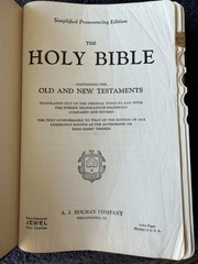 KJV Holy Bible – Holman Jewel Reference – French Morocco Leather 1942