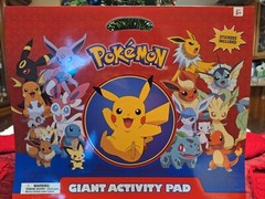 Pokemon Giant Activity pad 36 pages and 1 full page of assorted stickers
