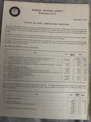 Vintage 1955 Northrop Aviation Books Set & 1961 FAA Civil Aeronautics Papers Lot