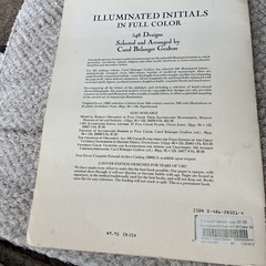 Illuminated Initials in Full Color: 548 Designs (Dover Pictor – VERY GOOD