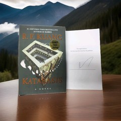 R F Kuang SIGNED Book Katabasis First Edition Hardcover Exclusive Sprayed Edges