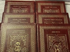 Easton Press William Shakespeare The Complete Works, 12 Leather Volumes