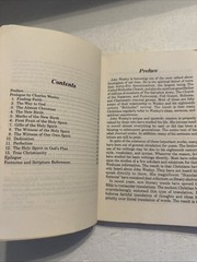The Nature of Spiritual Growth John Wesley Library for Today’s Reader 1977