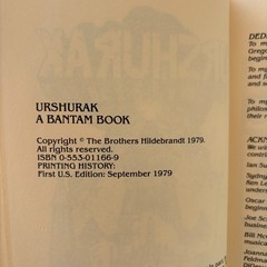 Urshurak by Brothers Hildebrandt & Jerry Nichols Bantam 1979 1st Ed Paperback