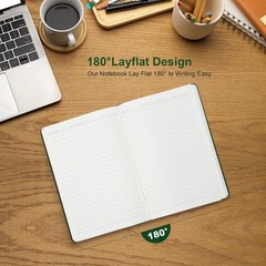 12 Pack Lined Journal Notebooks for & Men, 240 Pages, Medium 5.5″ x 8.3″, Har…