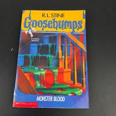 Goosebumps Monster Blood Trilogy RL Stine 1992 1994 1995 1 2 3 Vintage