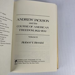 Andrew Jackson 3 Volume Set 1st edition 1st printing By Robert V Remini