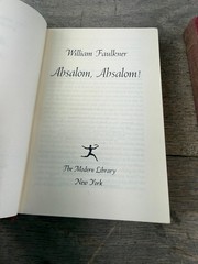 Vintage William Faulkner Absalom & Go Down Moses Red HC Lot 2 Modern Library