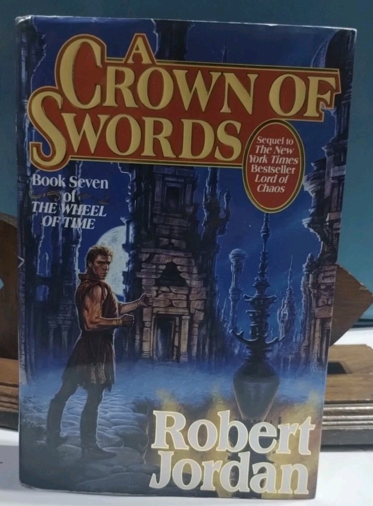 Wheel of Time 7 A Crown of Swords Hardcover First 1st Edition Robert Jordan