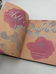 All of a Sudden by Jack Pierson (1995, Hardcover) Photography Vintage